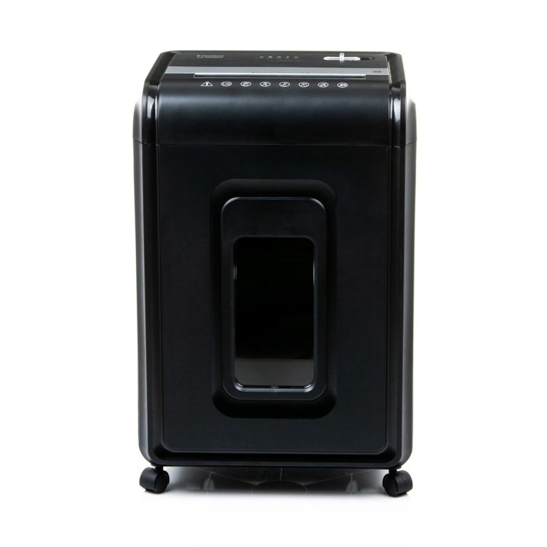 Verotech VS-2020CC niszczy 20 arkuszy, karty i płyty CD. Cicha praca, kosz 26 L i poziom DIN P-4. Idealna do intensywnego użytkowania w biurze.