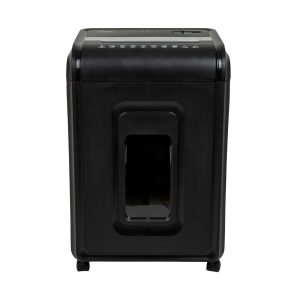 Verotech VS-2024CC niszczy 24 arkusze, karty i płyty CD. Cicha praca, kosz 26 L i poziom DIN P-4. Idealna do intensywnej pracy w biurze.