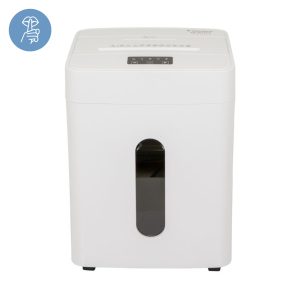 Verotech VS-3018CC Ultra Silence niszczy 18 arkuszy, karty i płyty CD. Pracuje ultra cicho – tylko 40 dB, kosz 26 L, poziom DIN P-4. Idealna do biura.