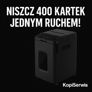 Niszczarka Verotech VS-405AF z automatycznym podajnikiem 400 arkuszy – urządzenie biurowe RODO