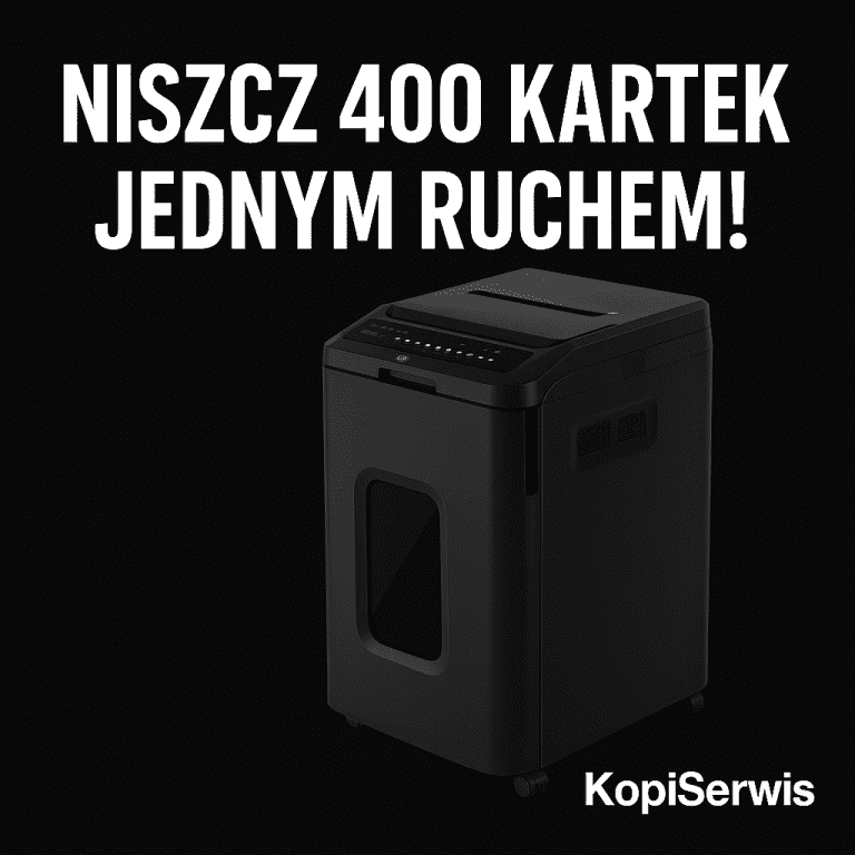 Niszczarka Verotech VS-405AF z automatycznym podajnikiem 400 arkuszy – urządzenie biurowe RODO